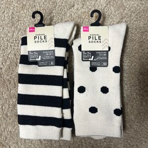 Daiso | Casual Pile Socks